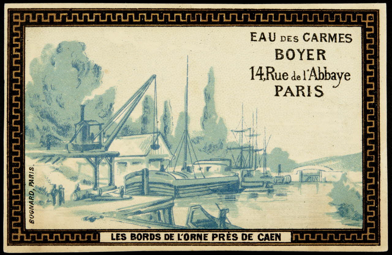 Bognard carte réclame chromo Paris 1886-1890 1995.1.2670.17 Photo