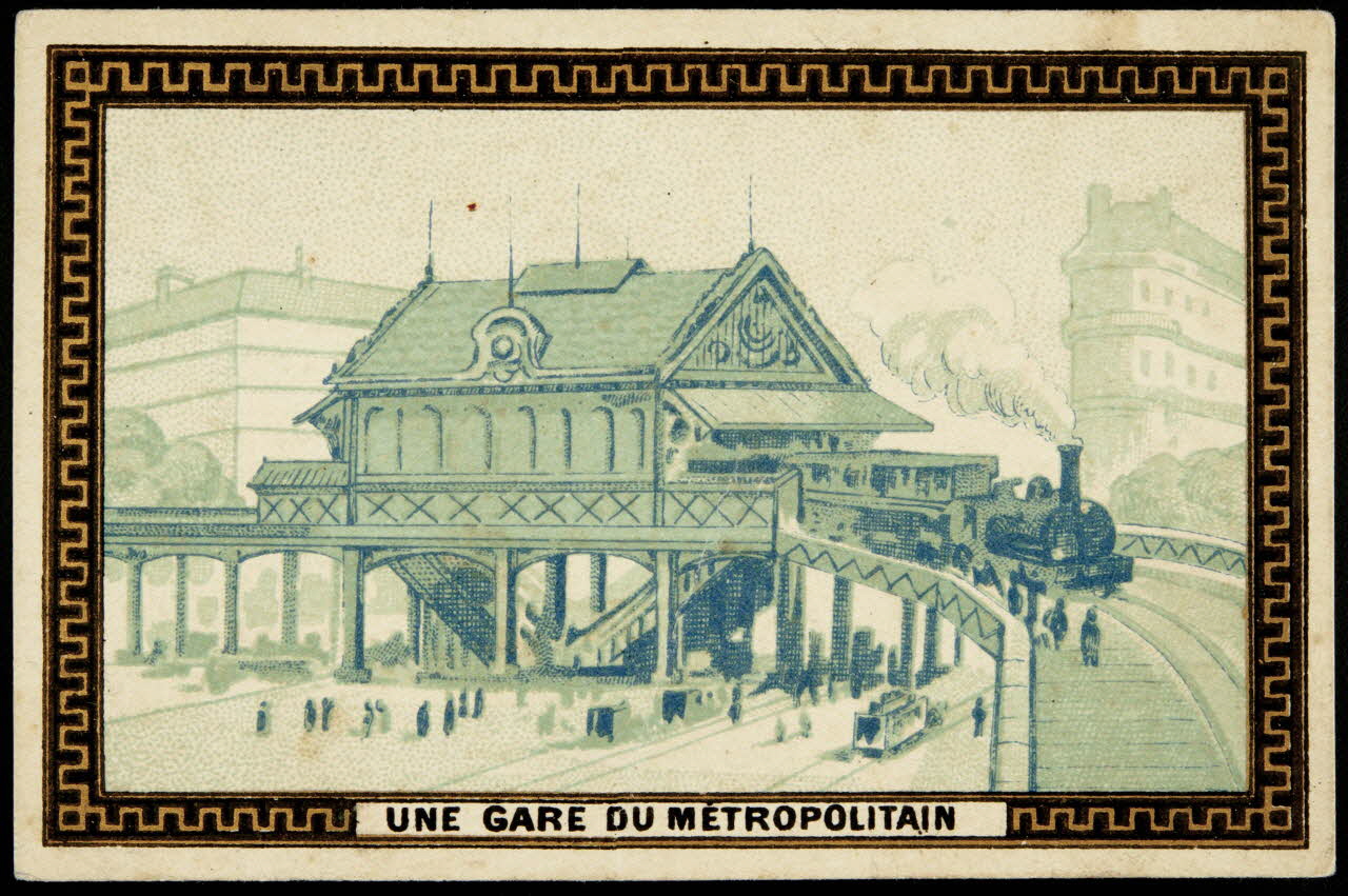 Bognard carte réclame chromo Paris 1886-1890 1995.1.2670.6 Photo