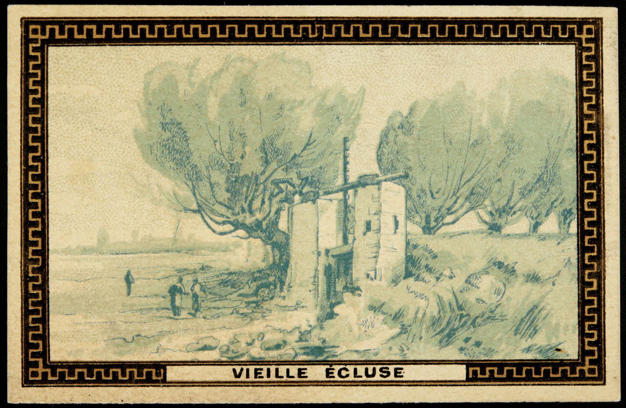 Bognard carte réclame chromo Paris 1886-1890 1995.1.2670.7 Photo