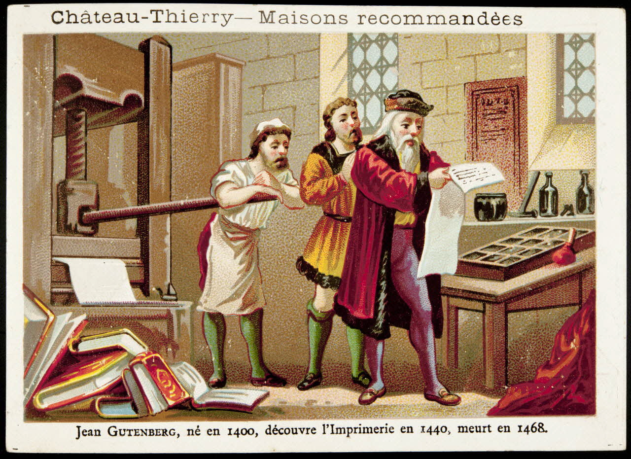 carte réclame chromo Paris 1886-1890 1995.1.2673.3 Photo