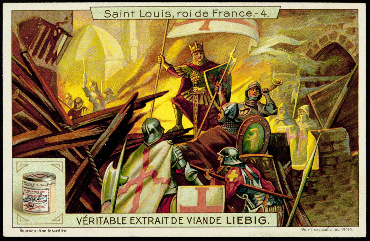 Liebig carte réclame chromo Anvers 1912 1995.1.2678.4 Photo