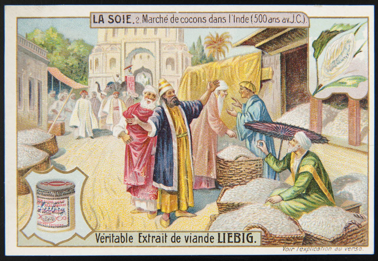 Liebig carte réclame chromo Anvers 1907 1995.1.2680.2 Photo