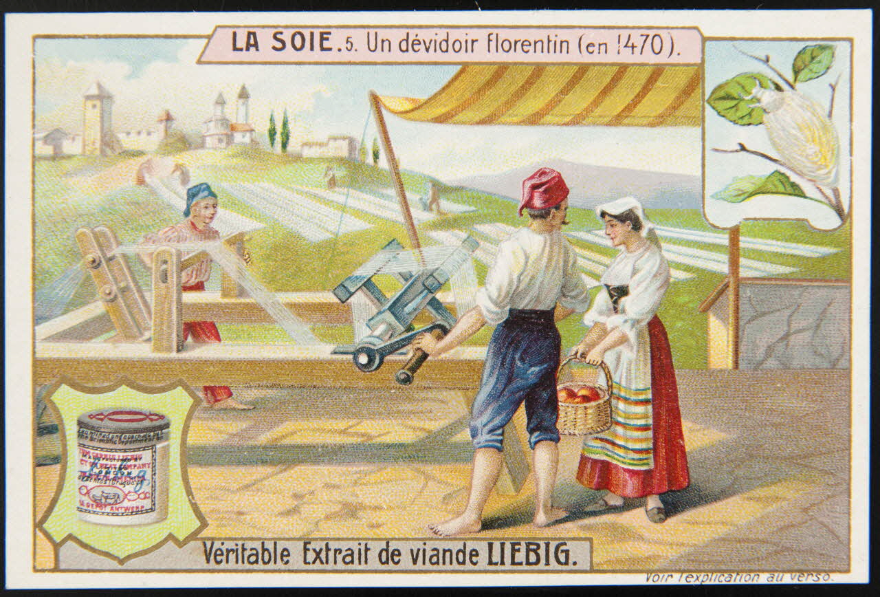 Liebig carte réclame chromo Anvers 1907 1995.1.2680.5 Photo