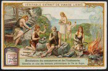 Liebig carte réclame chromo Anvers 1910 1995.1.2681.1 Photo