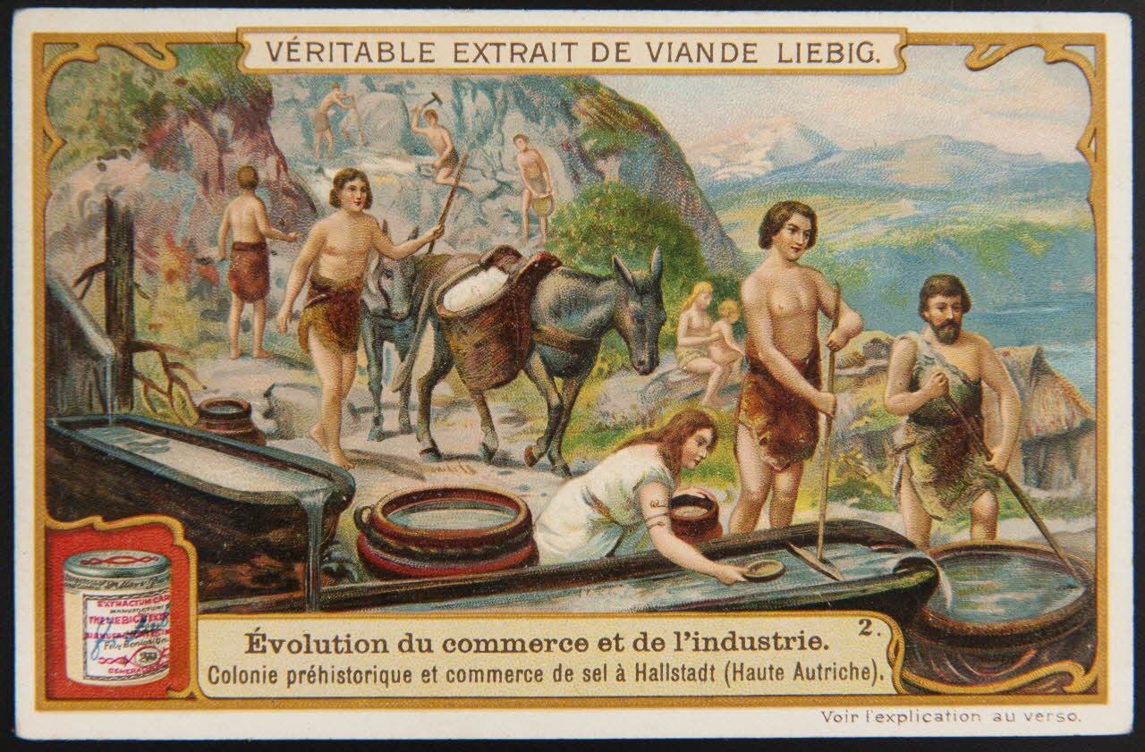 Liebig carte réclame chromo Anvers 1910 1995.1.2681.2 Photo