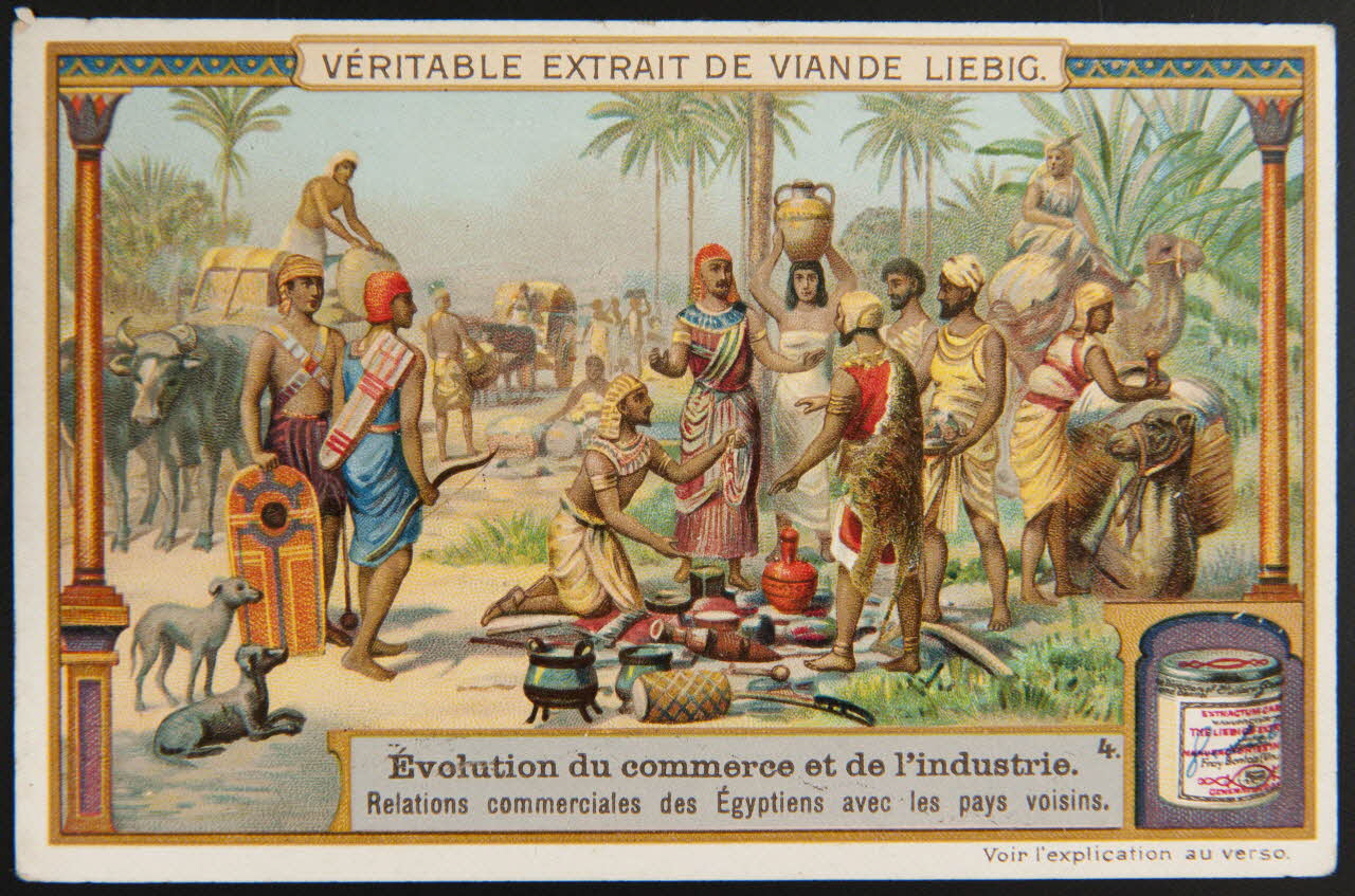 Liebig carte réclame chromo Anvers 1910 1995.1.2681.4 Photo