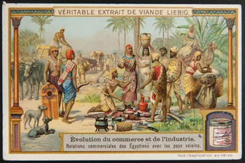 Liebig carte réclame chromo Anvers 1910 1995.1.2681.4 Photo