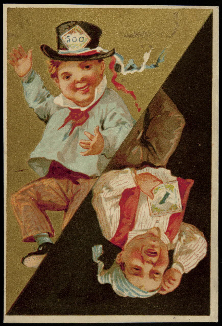 Testu & Massin carte réclame chromo Paris 1886-1903 1995.1.2682.1 Photo