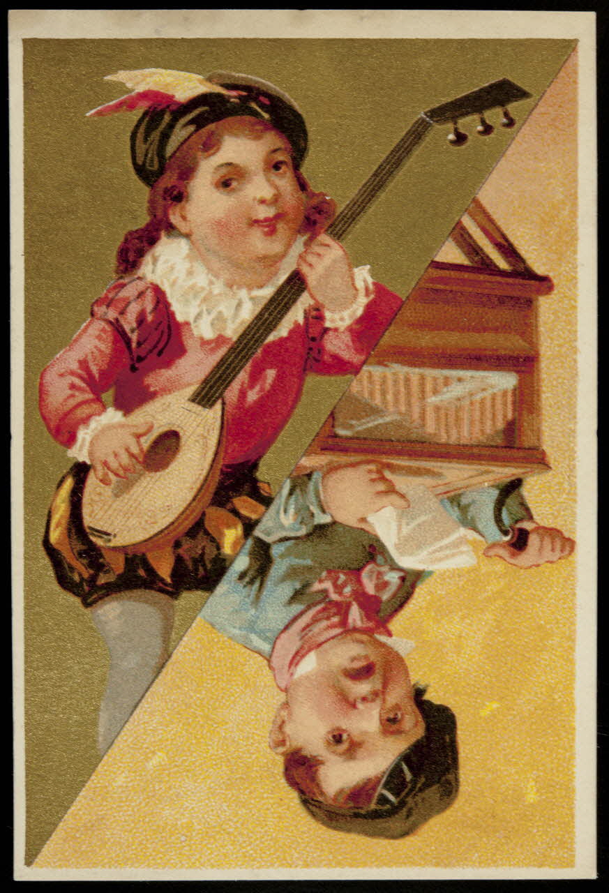 Testu & Massin carte réclame chromo Paris 1886-1903 1995.1.2682.5 Photo