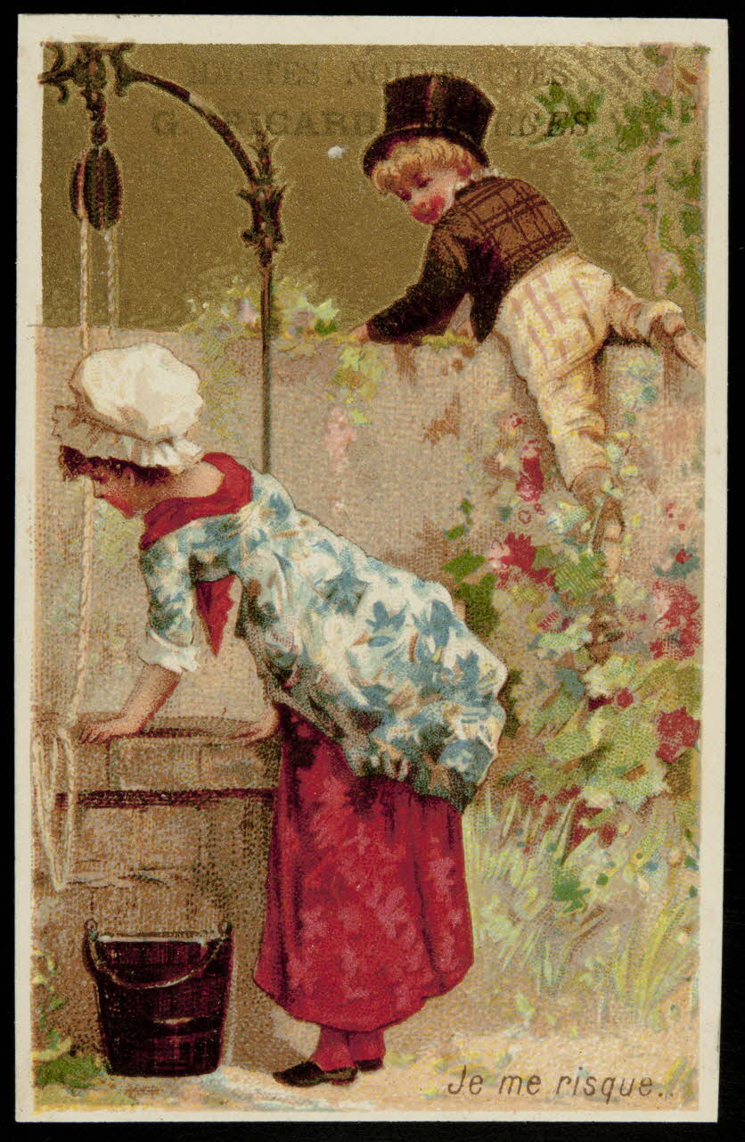 Testu & Massin carte réclame chromo Paris 1886-1903 1995.1.2683.1 Photo