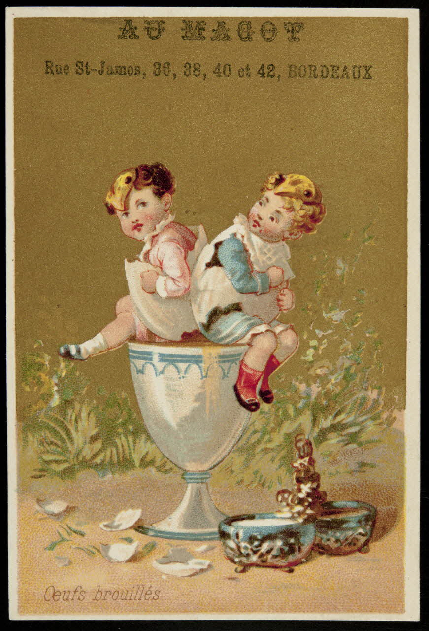 Testu & Massin carte réclame chromo Paris 1886-1903 1995.1.2686.3 Photo