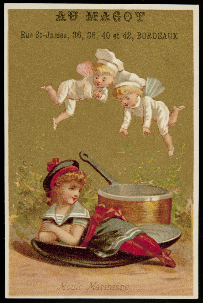 Testu & Massin carte réclame chromo Paris 1886-1903 1995.1.2686.4 Photo