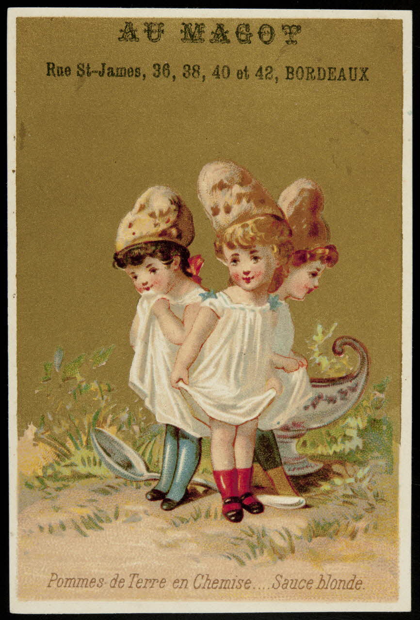 Testu & Massin carte réclame chromo Paris 1886-1903 1995.1.2686.6 Photo