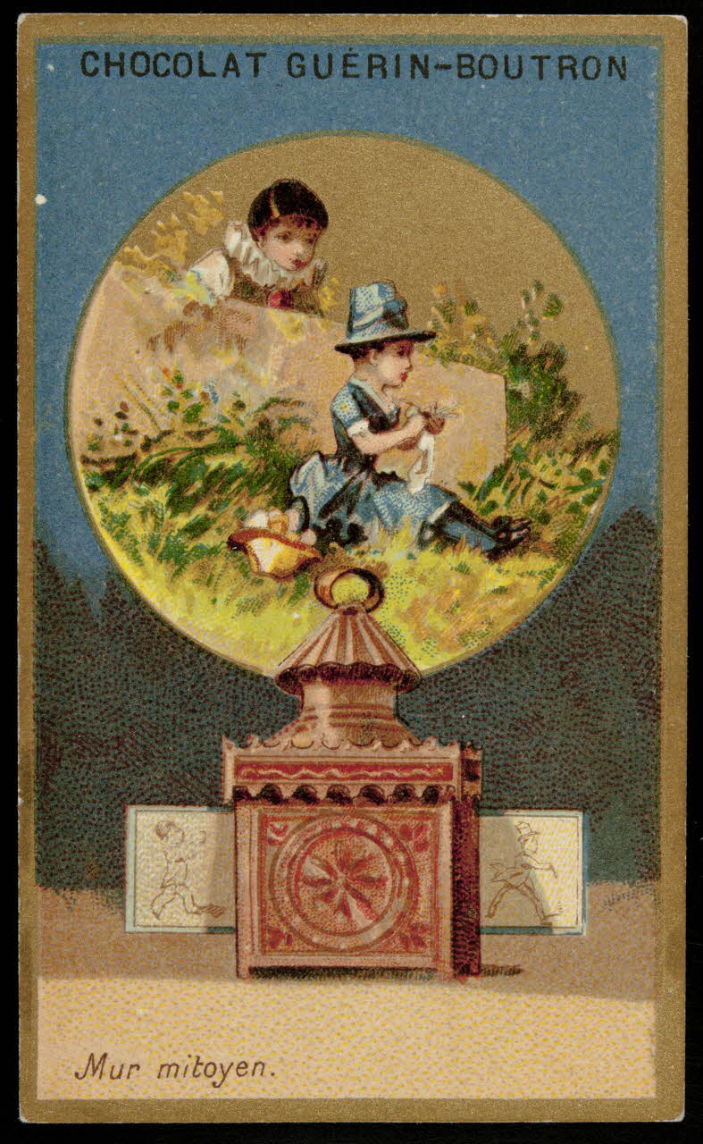 Testu & Massin ; Testu & Massin et F. Champenois & Cie carte réclame chromo Paris 1888-1889 1995.1.2687.1 Photo