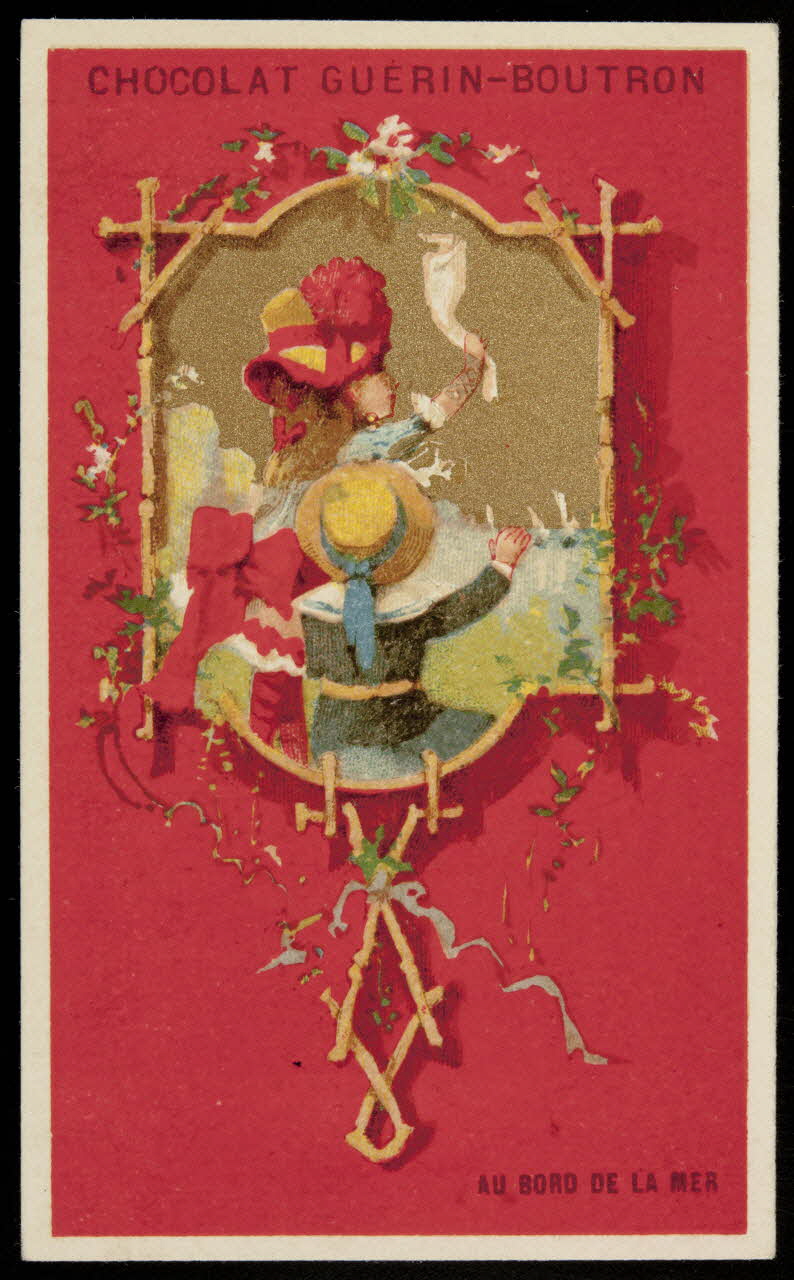 Testu & Massin ; Testu & Massin et F. Champenois & Cie carte réclame chromo Paris 1888-1889 1995.1.2688.1 Photo