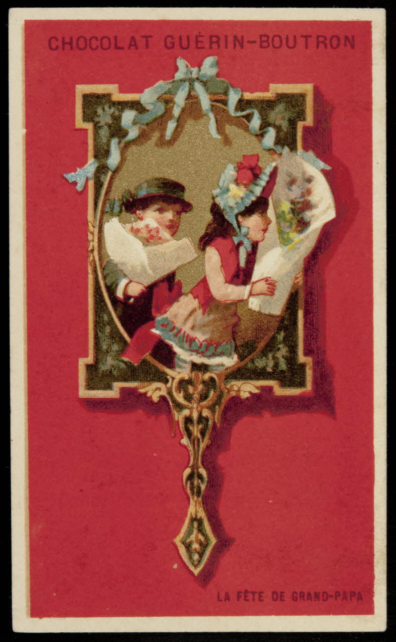 Testu & Massin ; Testu & Massin et F. Champenois & Cie carte réclame chromo Paris 1888-1889 1995.1.2688.3 Photo