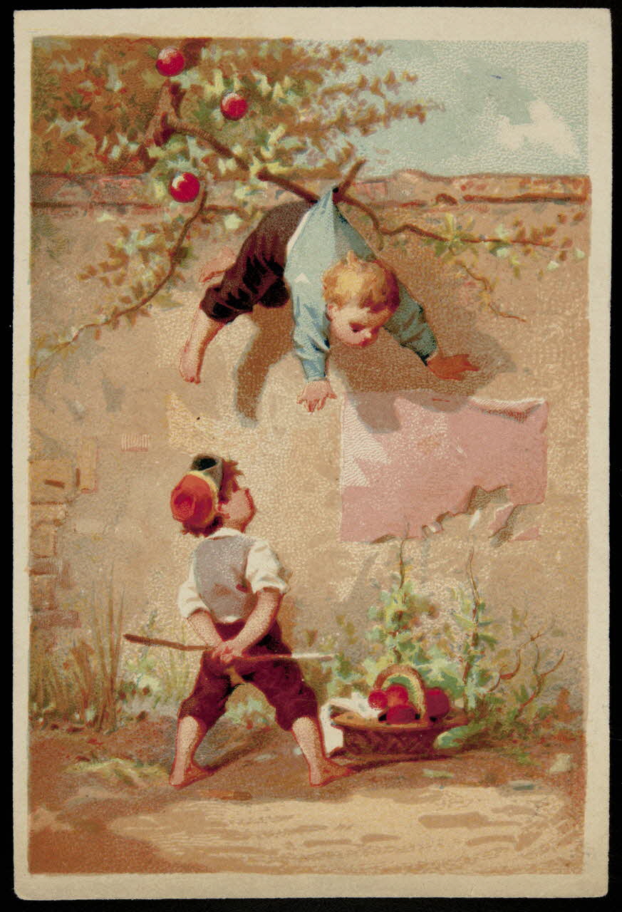 Testu & Massin carte réclame chromo Paris 1879-1886 1995.1.2690.5 Photo