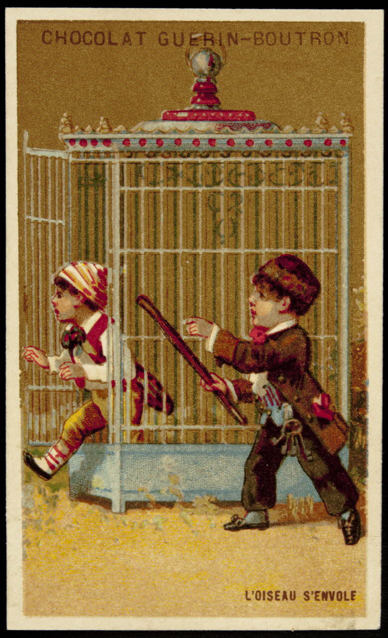 Testu & Massin ; Champenois & Cie carte réclame chromo Paris 1888-1889 1995.1.2691.3 Photo