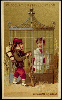 Testu & Massin ; Champenois & Cie carte réclame chromo Paris 1888-1889 1995.1.2691.5  Photo