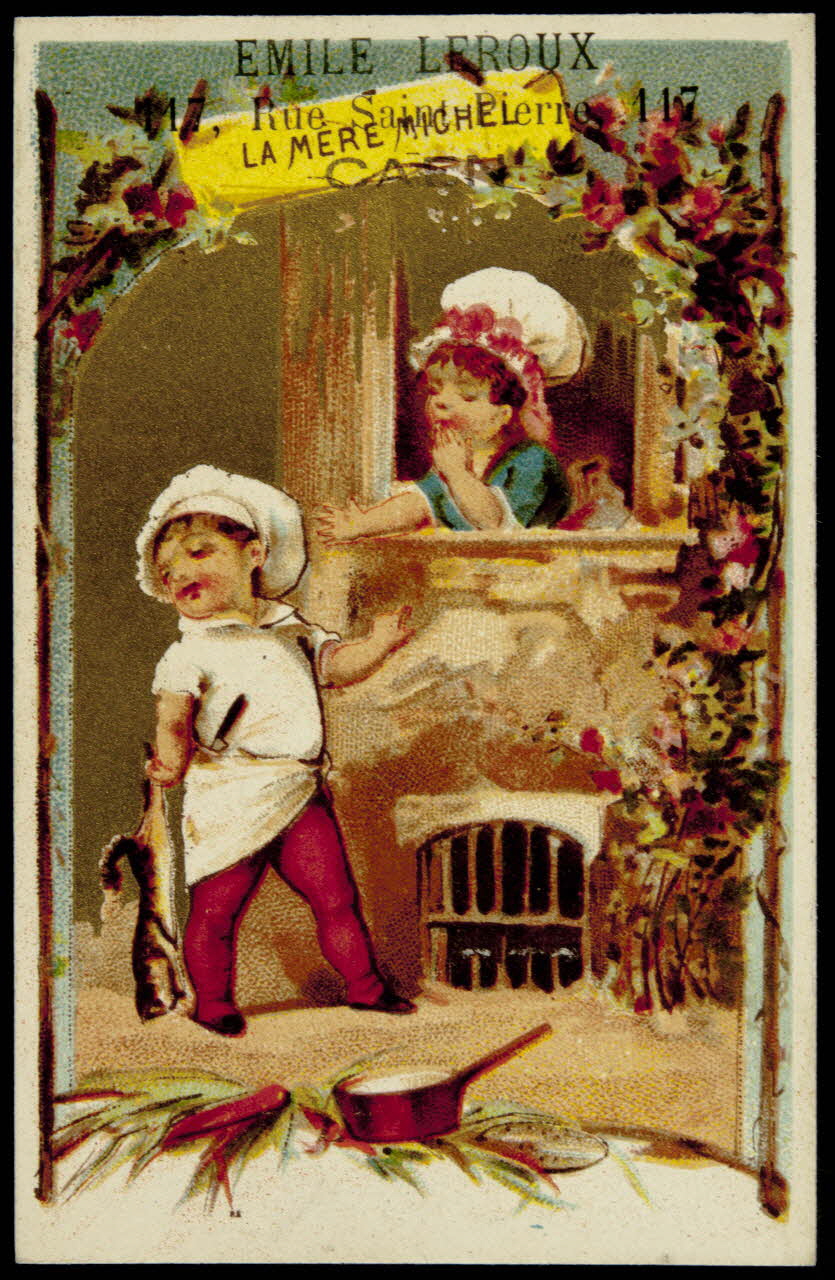 Testu & Massin carte réclame chromo Paris 1876-1903 1995.1.2695.2  Photo