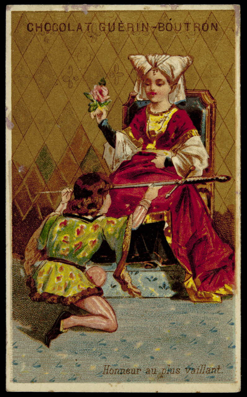 Testu & Massin ; Champenois & Cie carte réclame chromo Paris 1888-1889 1995.1.2696.1 Photo