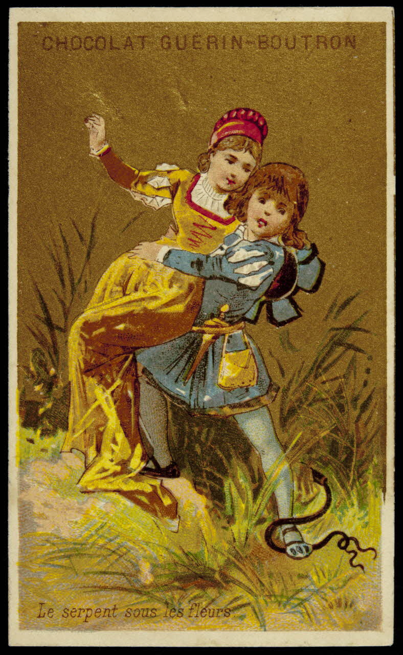 Testu & Massin ; Champenois & Cie carte réclame chromo Paris 1888-1889 1995.1.2696.3 Photo