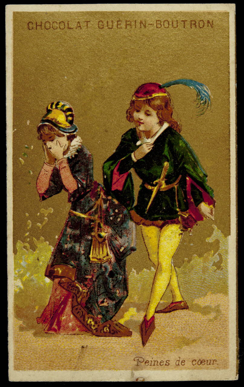 Testu & Massin ; Champenois & Cie carte réclame chromo Paris 1888-1889 1995.1.2696.4 Photo