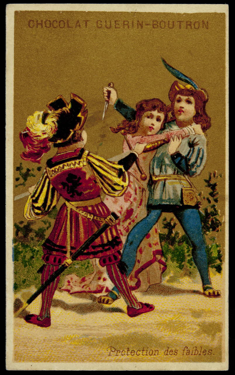 Testu & Massin ; Champenois & Cie carte réclame chromo Paris 1888-1889 1995.1.2696.5 Photo