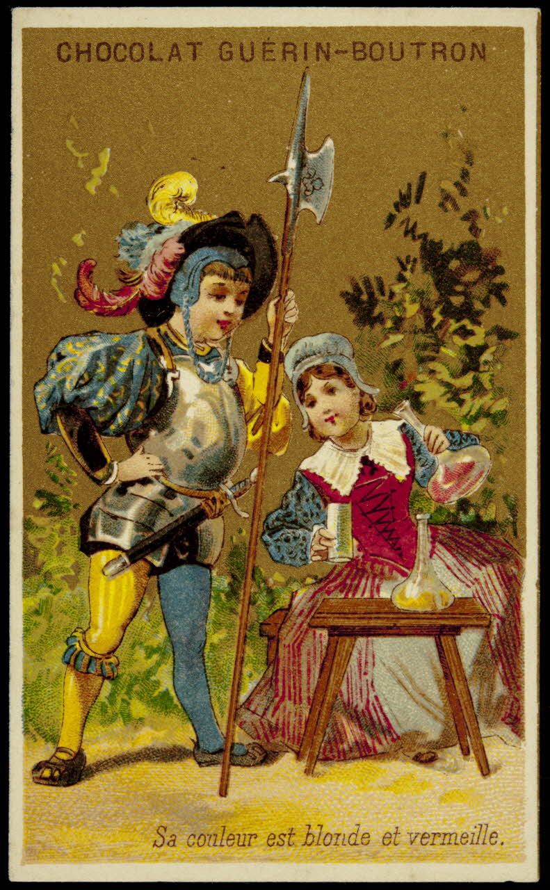 Testu & Massin ; Champenois & Cie carte réclame chromo Paris 1888-1889 1995.1.2696.6 Photo