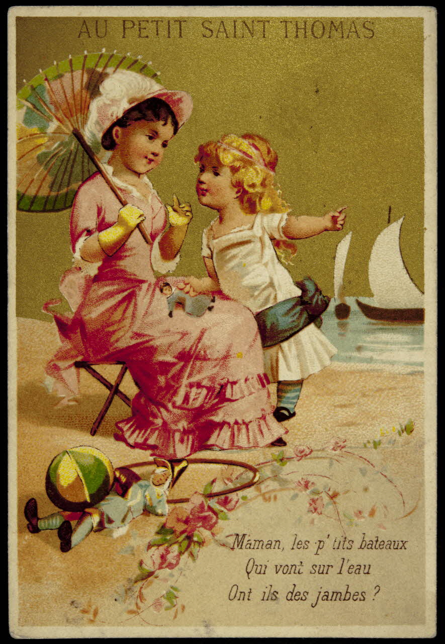 Testu & Massin carte réclame chromo Paris 1888-1903 1995.1.2698.4 Photo