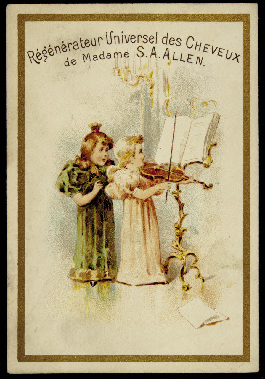 Testu & Massin carte réclame chromo Paris 1879-1903 1995.1.2699.3 Photo