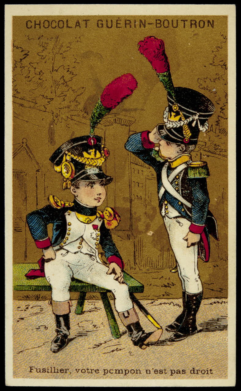 Testu & Massin ; Testu & Massin et F. Champenois & Cie carte réclame chromo Paris 1888-1903 1995.1.2701.2 Photo