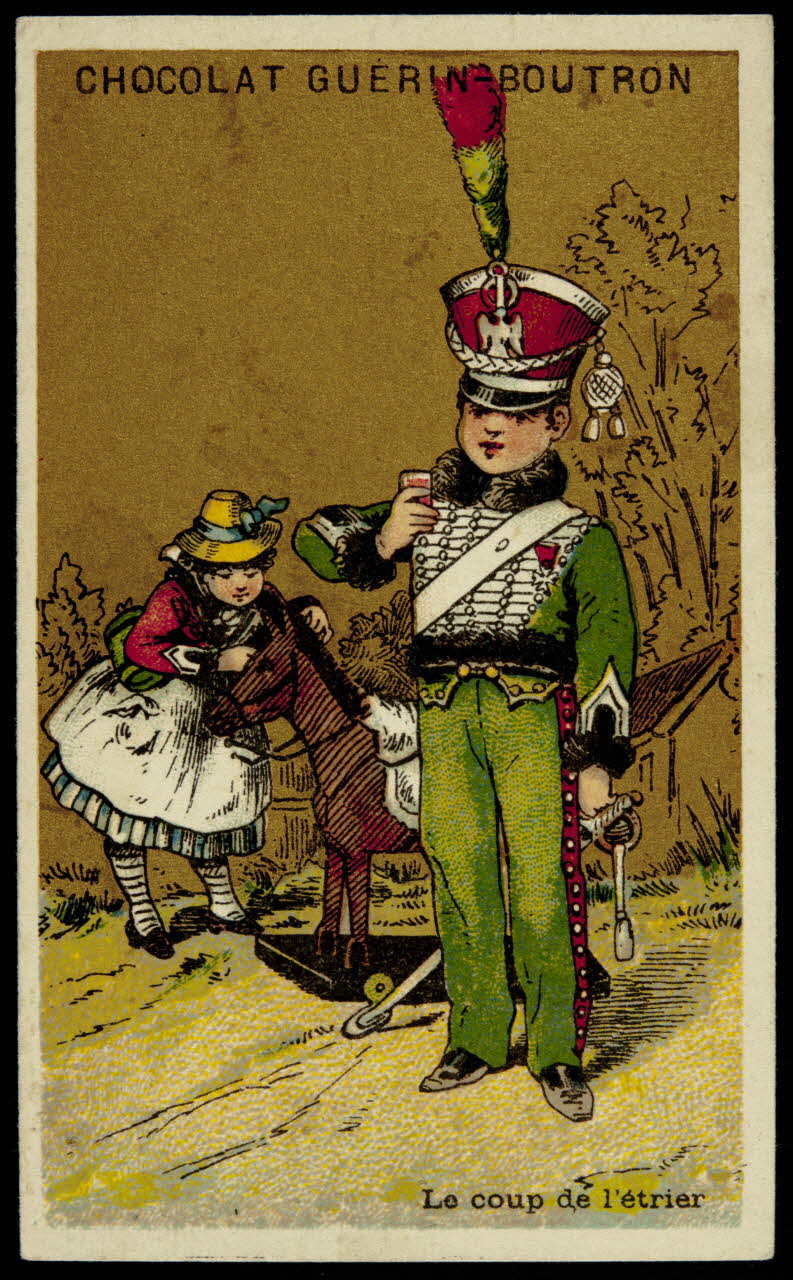 Testu & Massin ; Testu & Massin et F. Champenois & Cie carte réclame chromo Paris 1888-1903 1995.1.2701.3 Photo