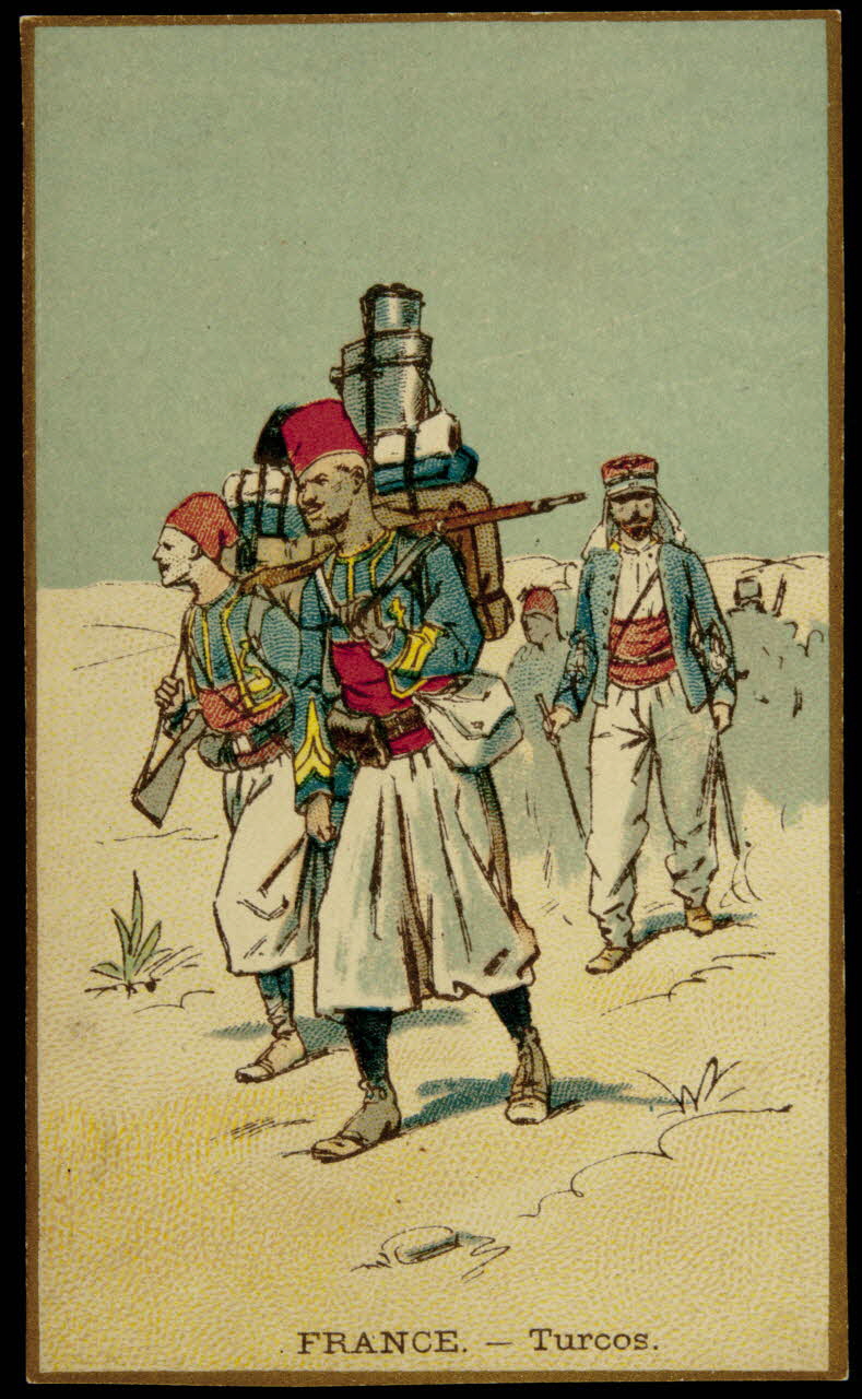 Testu & Massin carte réclame chromo Paris 1876-1903 1995.1.2702.22 Photo