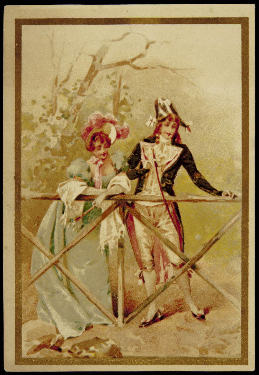 Testu & Massin carte réclame chromo Paris 1876-1903 1995.1.2704.1 Photo