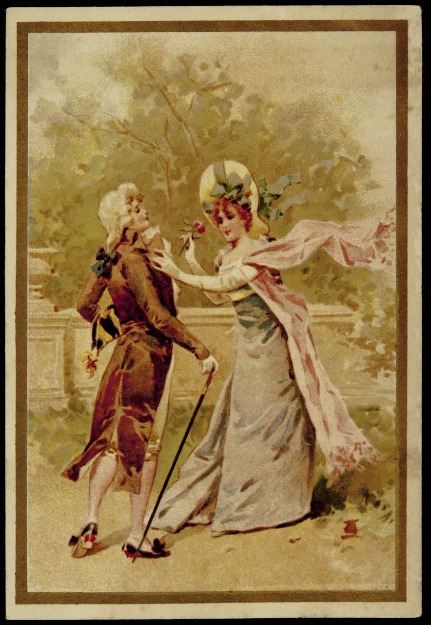 Testu & Massin carte réclame chromo Paris 1876-1903 1995.1.2704.4 Photo