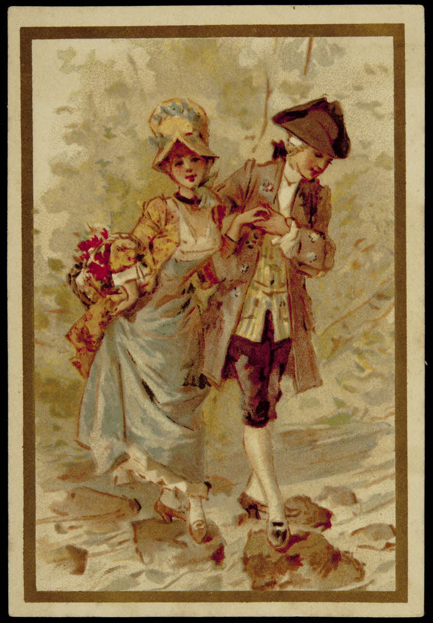 Testu & Massin carte réclame chromo Paris 1876-1903 1995.1.2704.5 Photo
