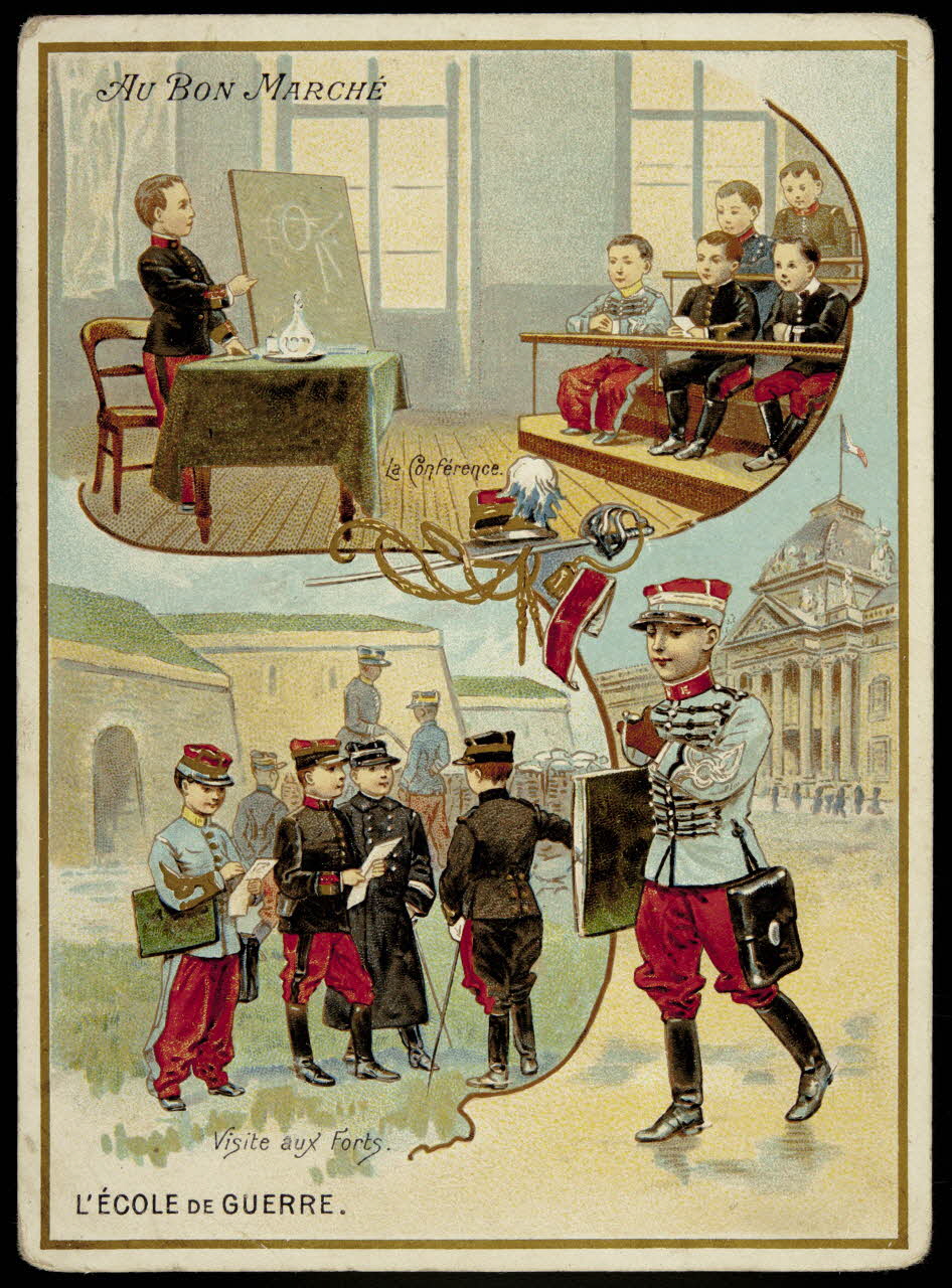 Testu & Massin carte réclame chromo Paris 1876-1903 1995.1.2706.1 Photo