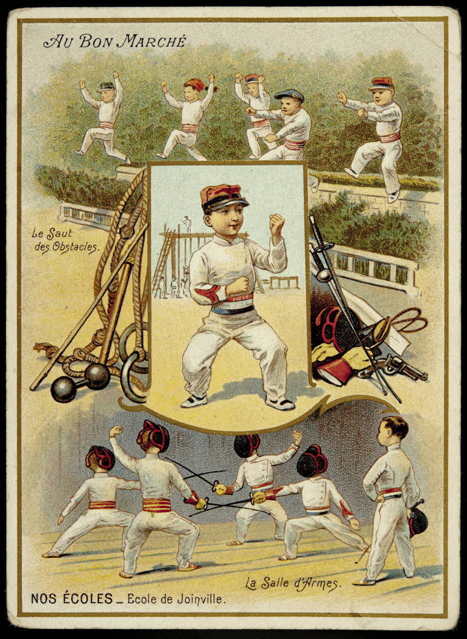 Testu & Massin carte réclame chromo Paris 1876-1903 1995.1.2706.2 Photo