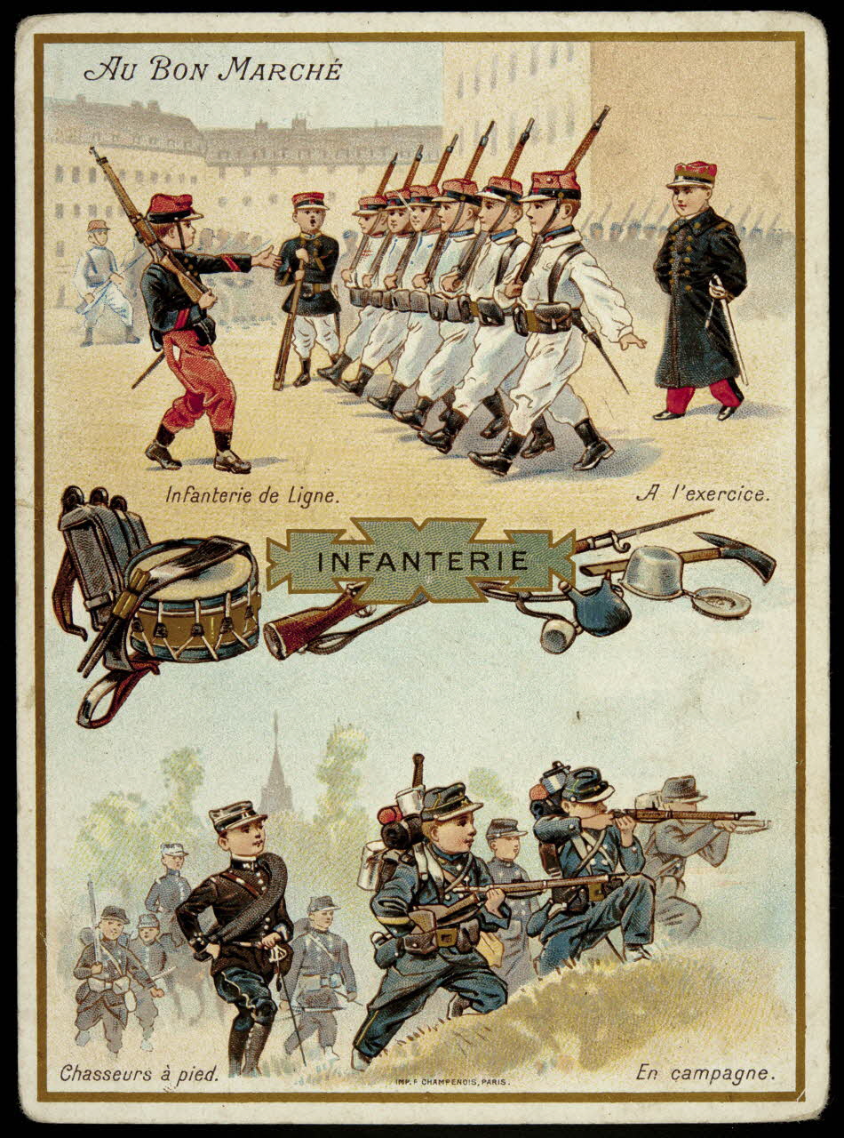 Testu & Massin carte réclame chromo Paris 1886-1903 1995.1.2707.4 Photo