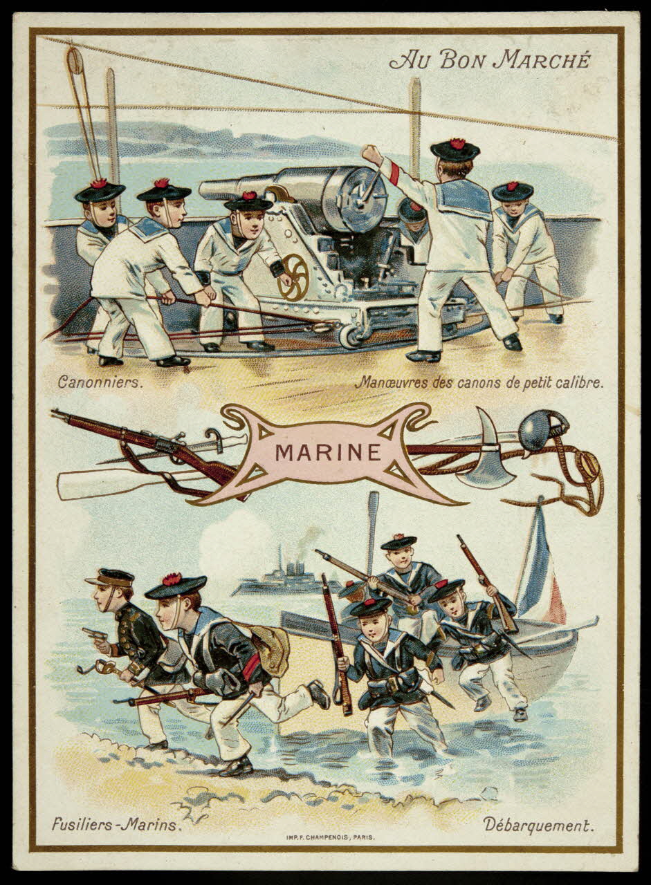 Testu & Massin carte réclame chromo Paris 1886-1903 1995.1.2707.5 Photo