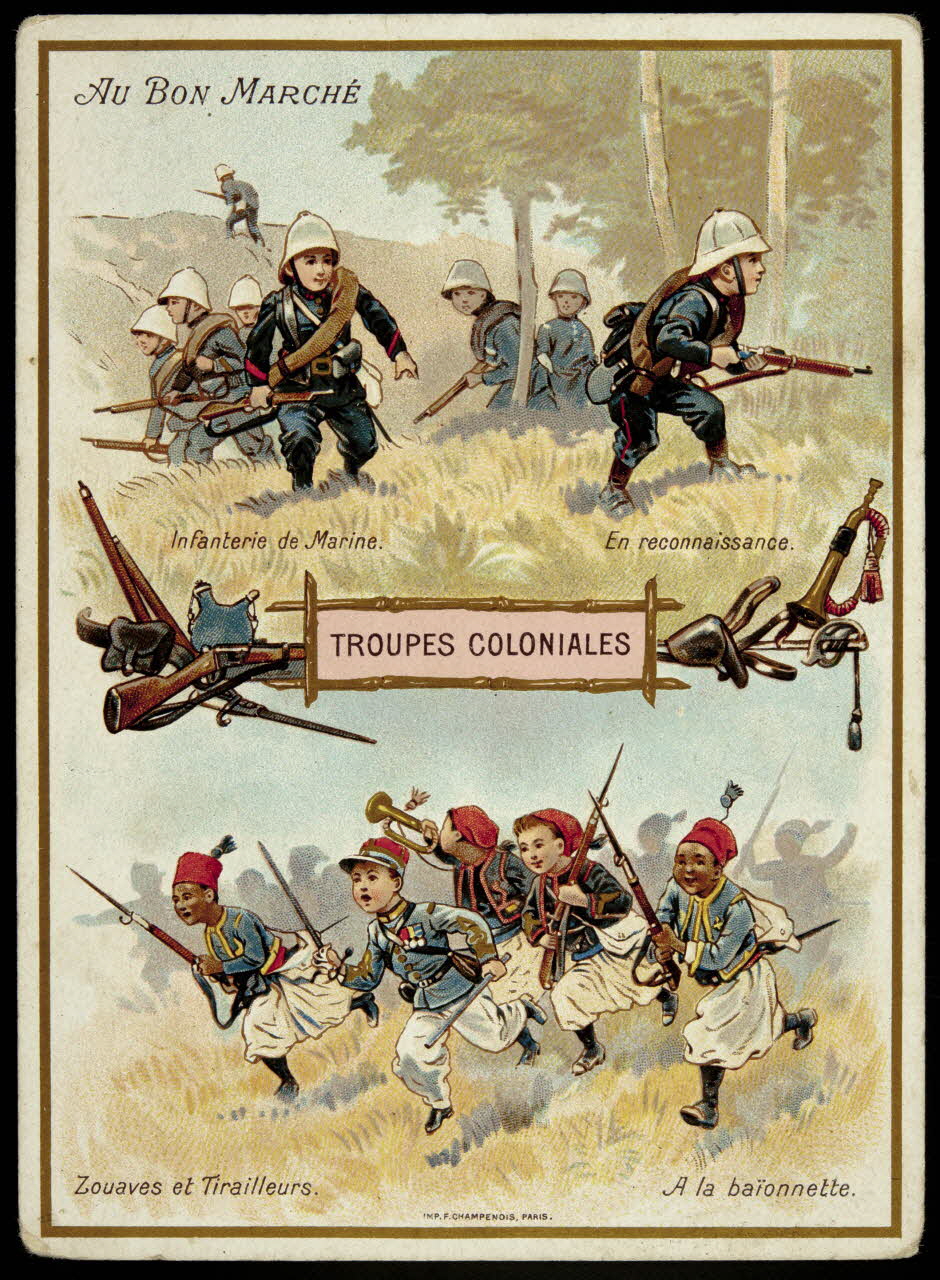 Testu & Massin carte réclame chromo Paris 1886-1903 1995.1.2707.6 Photo