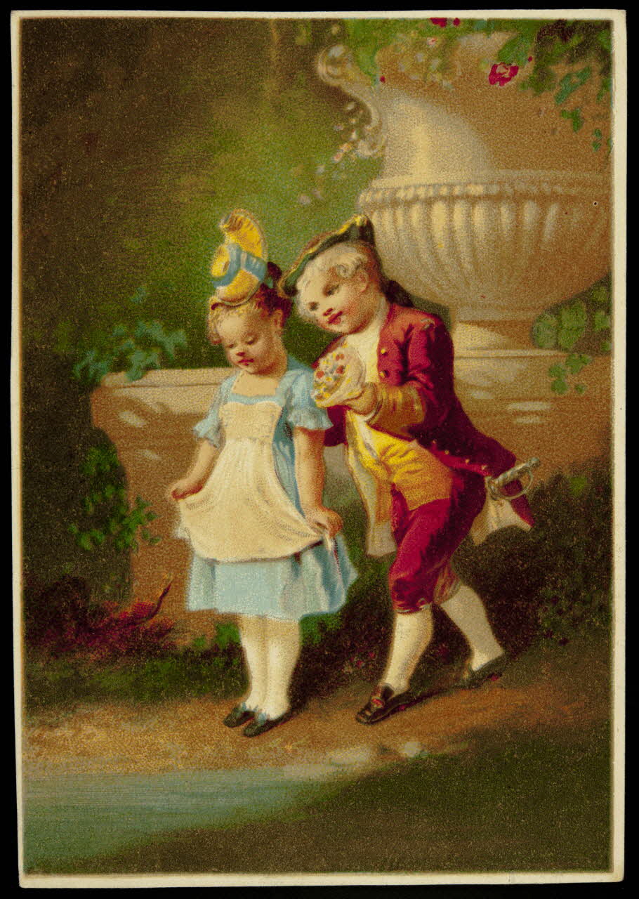 Testu & Massin carte réclame chromo Paris 1876-1903 1995.1.2708.6 Photo