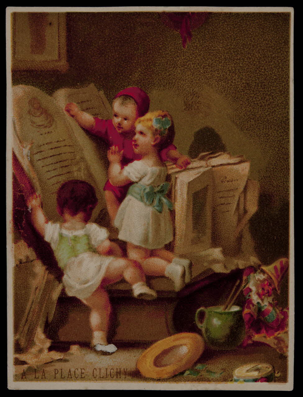 Testu & Massin carte réclame chromo Paris 1876-1878 1995.1.2709.8 Photo