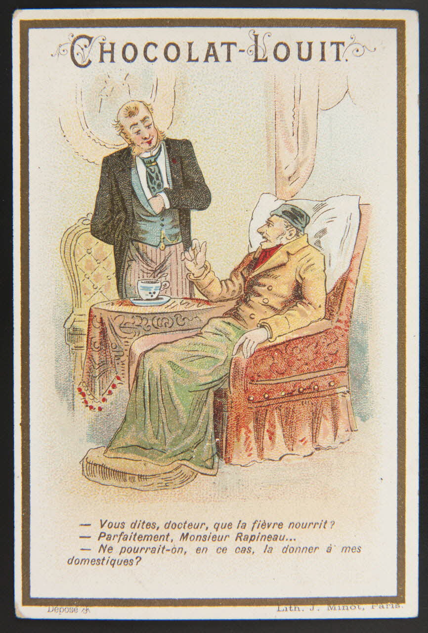 Vallet-Minot et Cie carte réclame chromo Paris 1889-1914 1995.1.271.20 Photo