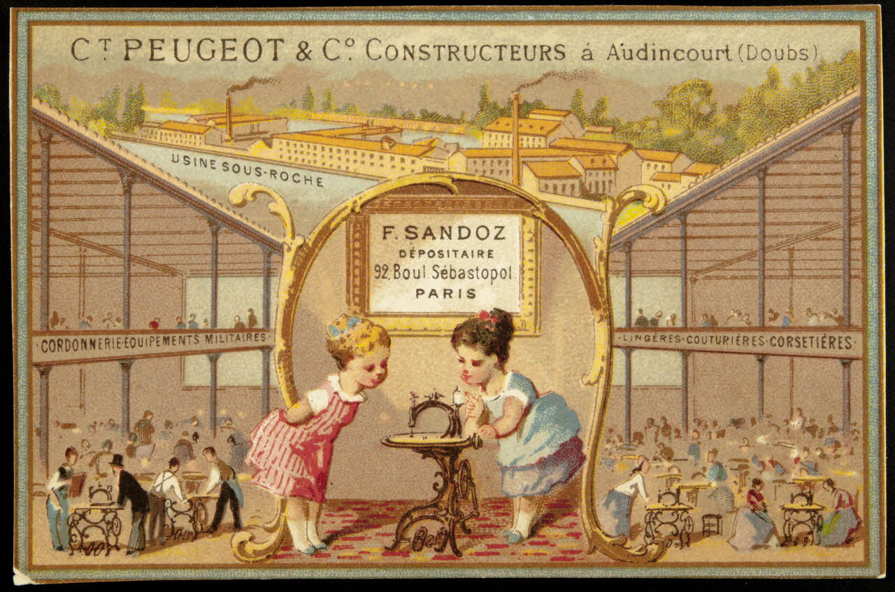 Testu & Massin carte réclame chromo Paris 1876-1903 1995.1.2715.1 Photo