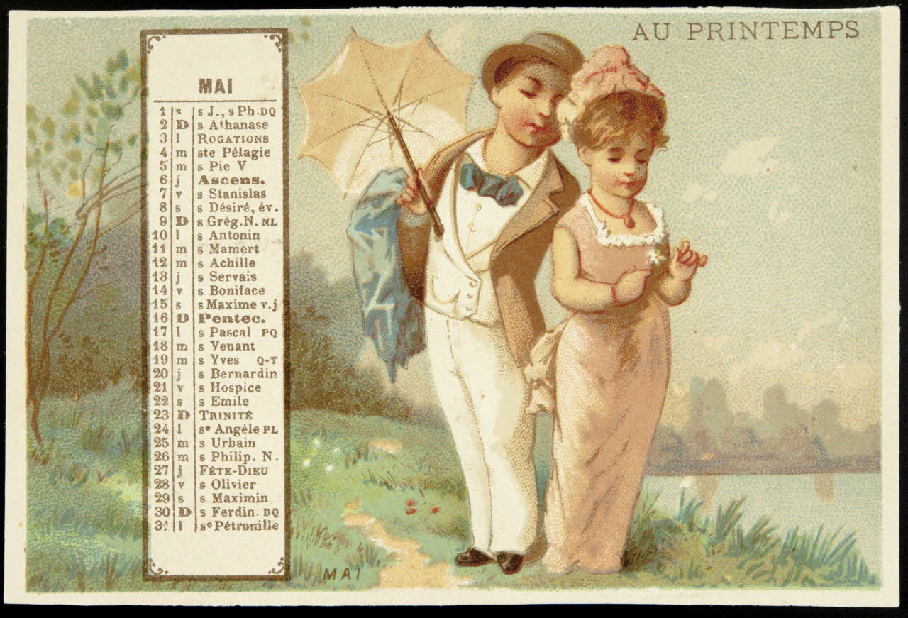 Testu & Massin carte réclame chromo Paris 1876-1903 1995.1.2716.3 Photo