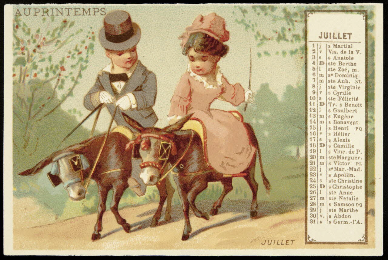 Testu & Massin carte réclame chromo Paris 1876-1903 1995.1.2716.4 Photo