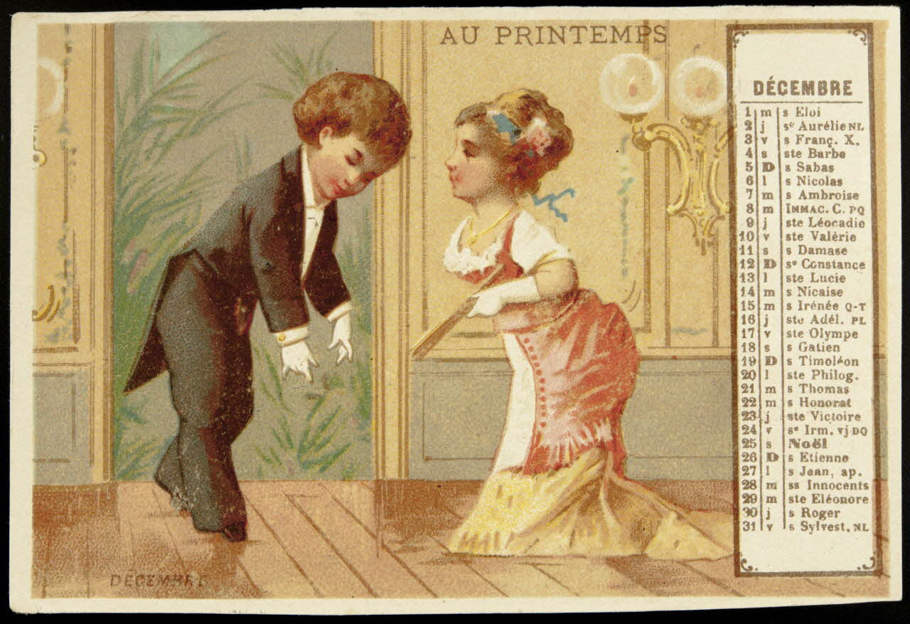Testu & Massin carte réclame chromo Paris 1876-1903 1995.1.2716.9 Photo