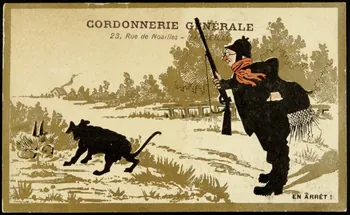 Testu & Massin ; Testu & Massin et F. Champenois carte réclame chromo Paris 1876-1903 1995.1.2719.11 Photo